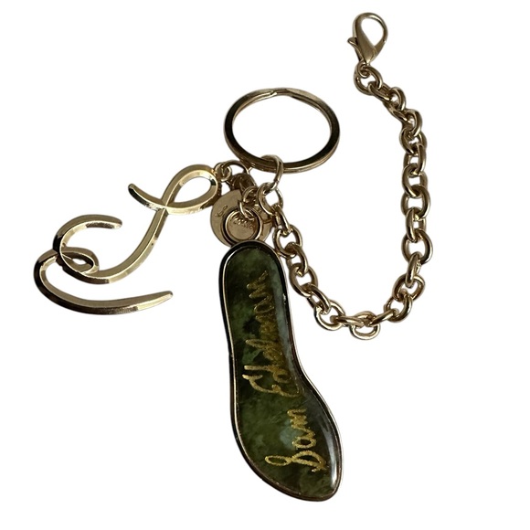 Sam Edelman | Signature Keychain or bag charm Gold New - Picture 2 of 5